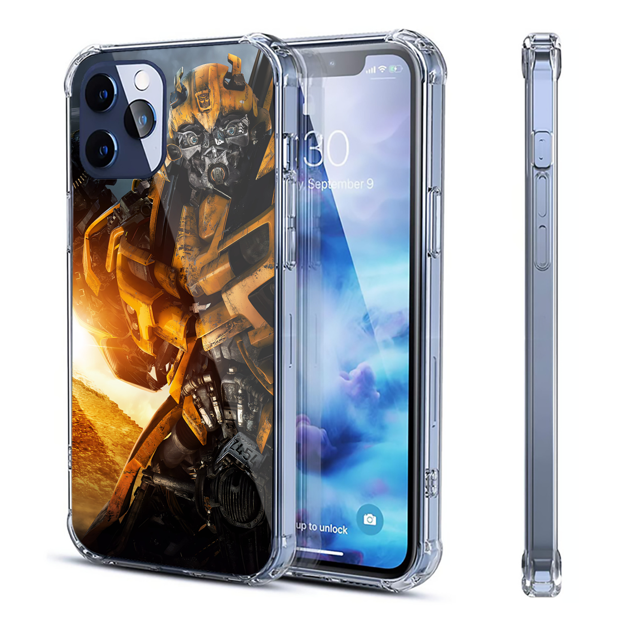 （画像用） Transformers トランスフォーマー 【iPhone 12シリーズ対応】透明スマホケース（クリアソフトケース）